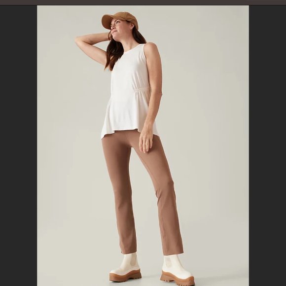 NWT ATHLETA Air Out Cinch Tank - White - Picture 4 of 9